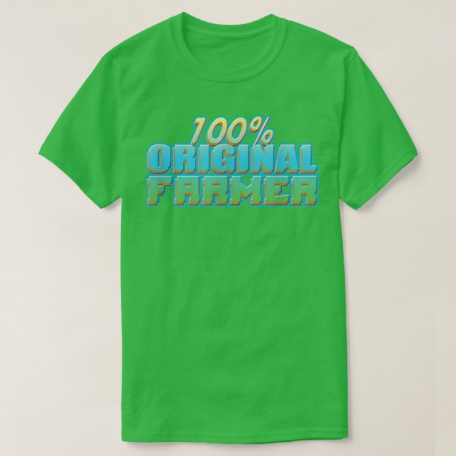 100Original farmer  T-Shirt (Design Front)