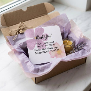 100pcs. Flat Thank You Card - Small business