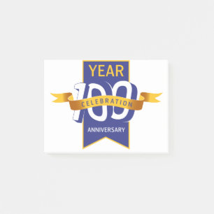 100th_anniversary_logo post-it notes