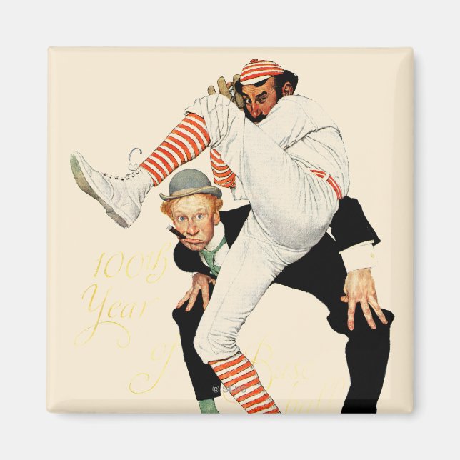 100th Anniversary of Baseball Magnet (Front)