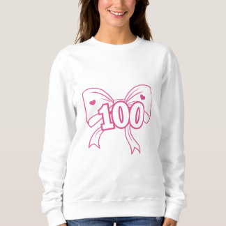 100th Anniversary: Pink Bow Women's Sweet Shirt