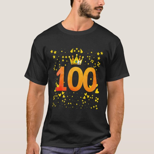 100th birthday anniversaries T-Shirt (Front)