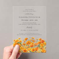 100th Birthday Marigold October Birth Month Flower