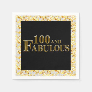 100th Birthday  Napkin