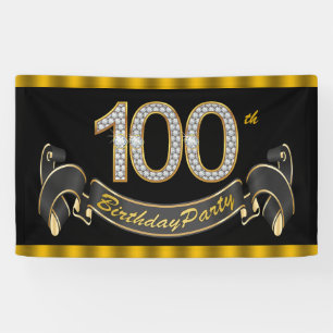 100th Birthday Party Banner