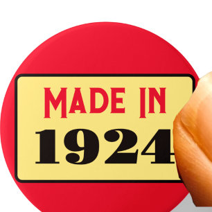 100th Birthday party born 1924 90 pin