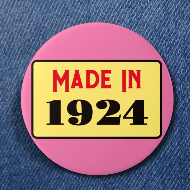 100th Birthday party born 1924 90 pin (Creator Uploaded)