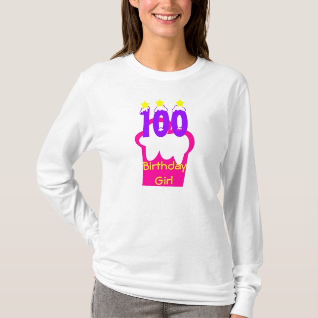 100th Birthday T-Shirt (Front)
