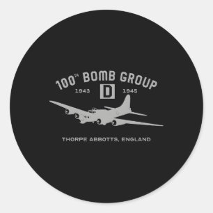 100Th Bomb World War Two Classic Round Sticker