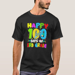 100th Day Of 3rd Grade Teachers Kids 100 Days Of S T-Shirt