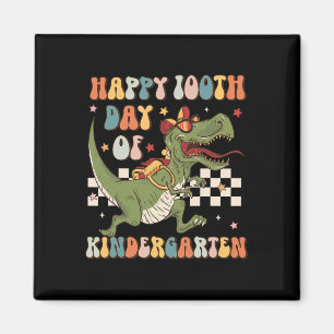 100th Day Of Kindergarten 100 Days Of School Trex  Magnet