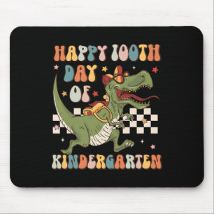 100th Day Of Kindergarten 100 Days Of School Trex Mouse Pad