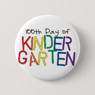 100th Day of Kindergarten Button