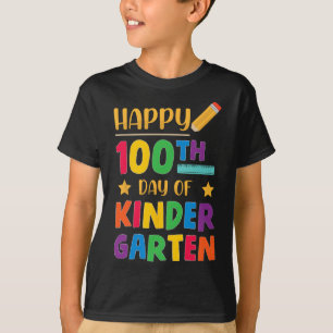 100th Day Of Kindergarten Cute School Student T-Shirt
