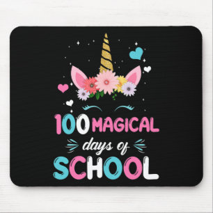 100th Day Of Kindergarten For Girls 100 Magical Da Mouse Pad