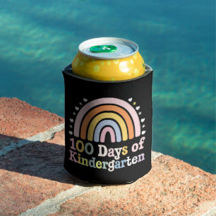 100th Day of Kindergarten Teacher Kids 100 Days  Can Cooler