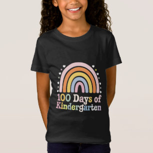 100th Day of Kindergarten Teacher Kids 100 Days  T-Shirt