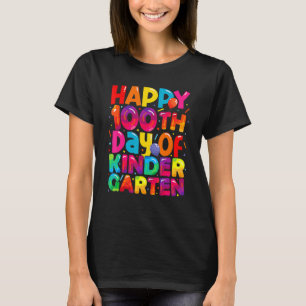 100th Day Of Kindergarten Teachers Kids 100 Days O T-Shirt