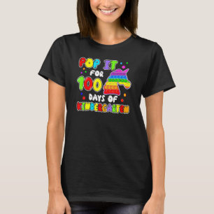 100th Day Of School 100 Days Of Kindergarten Unico T-Shirt