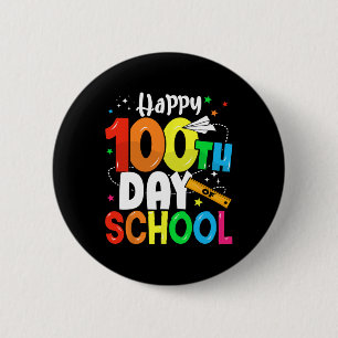 100th Day Of School 100 Days Of School  6 Cm Round Badge