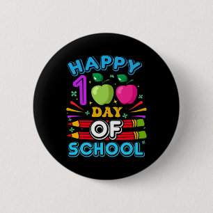 100th Day Of School 100 Days Of School Teacher Stu 6 Cm Round Badge