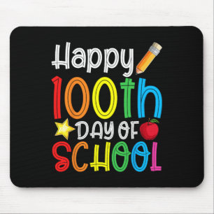 100th Day Of School 100 Days Of School Teacher Stu Mouse Pad