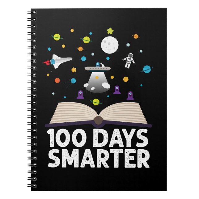 100th Day Of School 100 Days Smarter Books Space  (Front)