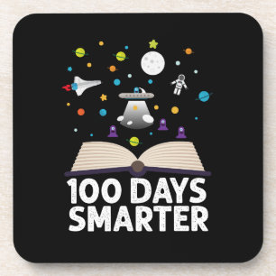 100th Day Of School 100 Days Smarter Books Space  Coaster