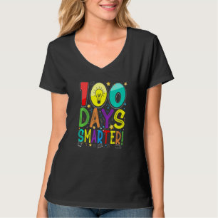 100th Day Of School 100 Days Smarter Teacher Stude T-Shirt