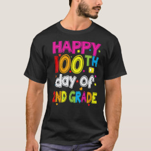 100th Day Of School 2nd grade Teacher 100 Days Sma T-Shirt