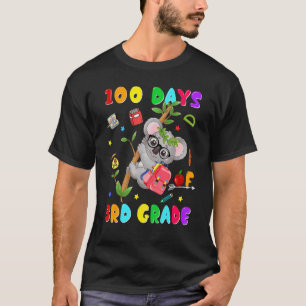 100th Day of School 3rd Grade Koala Happy 100 Days T-Shirt