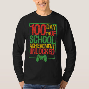 100th Day Of School Achievement Unlocked Gamers Bo T-Shirt