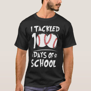 100th Day Of School Baseball 100 Days Smarter Teac T-Shirt