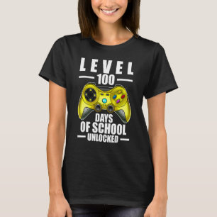100th Day Of School Boys 100 Days Of School Gaming T-Shirt