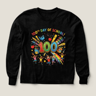 100th Day of School Colorful Celebration Design – 