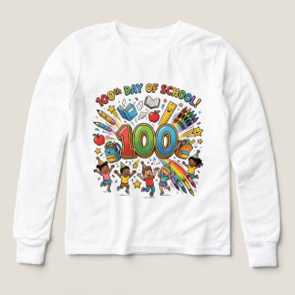 100th Day of School Colorful Celebration Design – 