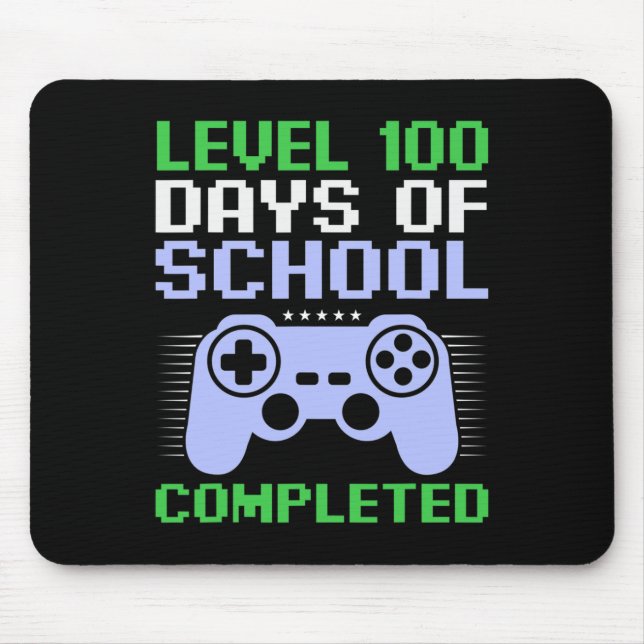 100th Day Of School Completed For Kids  Mouse Pad (Front)