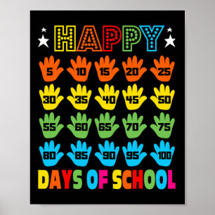 100th Day Of School Costume For Kids Girls Boys 10 Poster