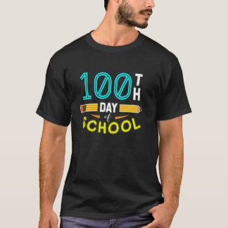 100th Day of School Cute Student Vintage Teacher T-Shirt