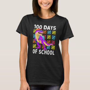 100th Day of School Dino Kids Happy 100 Days Dinos T-Shirt