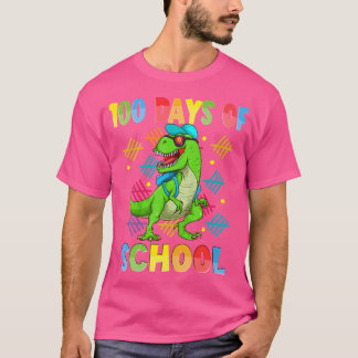 100Th Day Of School Dino Kids Happy 100 Days Dinos T-Shirt