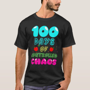 100th Day Of School Funny Design For Kindergarten T-Shirt
