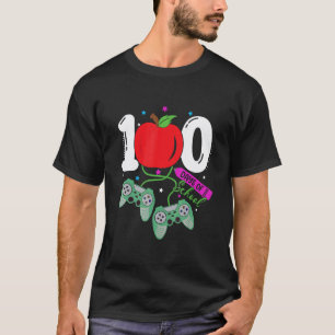 100th Day of School Games Teachers Boys Kids Happy T-Shirt