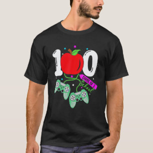 100th Day Of School Games Teachers Boys Kids Happy T-Shirt