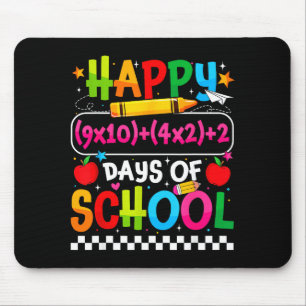 100th Day Of School Happy 100 Days Math Equation T Mouse Pad
