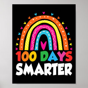 100th Day Of School Ideas Teacher 100 Days Smarter Poster