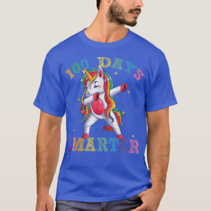 100TH Day Of School Kids  100 Days Smarter Dabbing T-Shirt