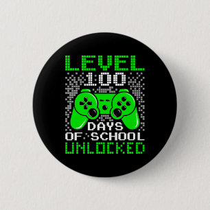 100th Day Of School Kids Level 100 Days Of School 6 Cm Round Badge