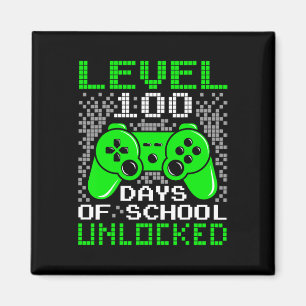100th Day Of School Kids Level 100 Days Of School Magnet