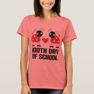 100th Day Of School Ladybug Teacher Gift T-Shirt